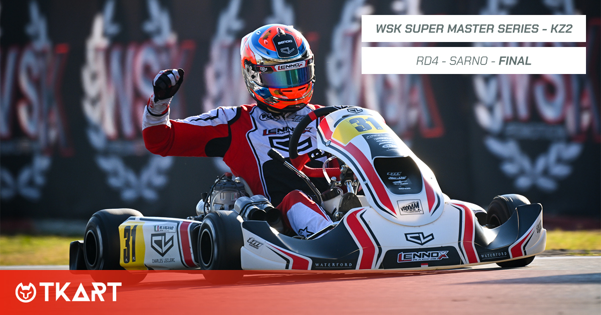 WSK Super Master Series rd Sarno KZ final Viganò wins first place but the title goes to