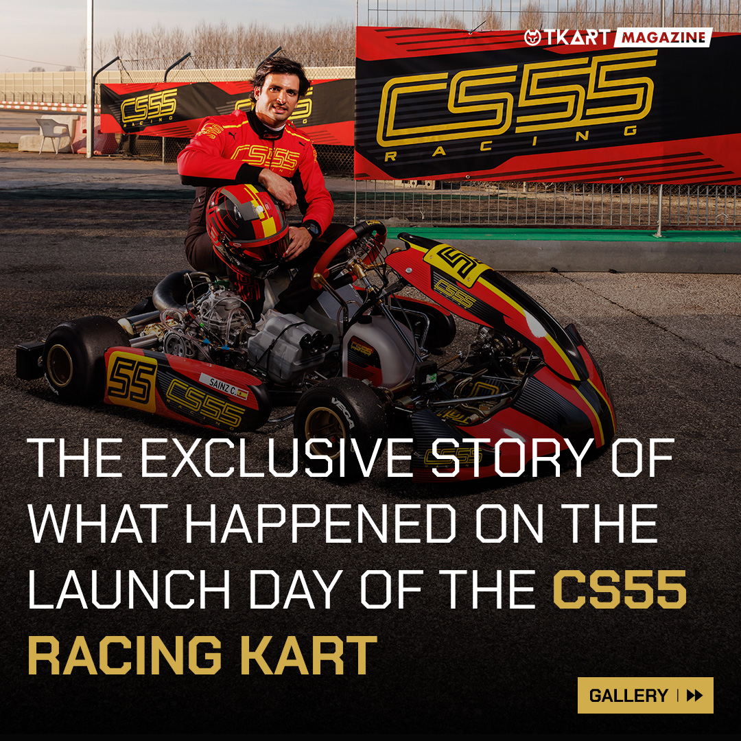 The story (and the exclusive video interview!) of what happened at the  launch of the CS55, the kart designed by Carlos Sainz | TKART - News, tips,  tech about karting