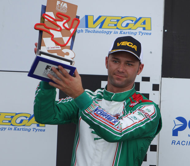 World podium for the Tony Kart Racing Team