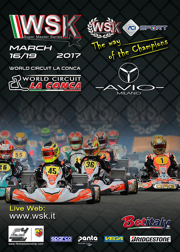 3rd round of the WSK Super Master Series at Muro Leccese (I) from 16th ...