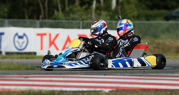 In A Two Seater Kart With Verstappen