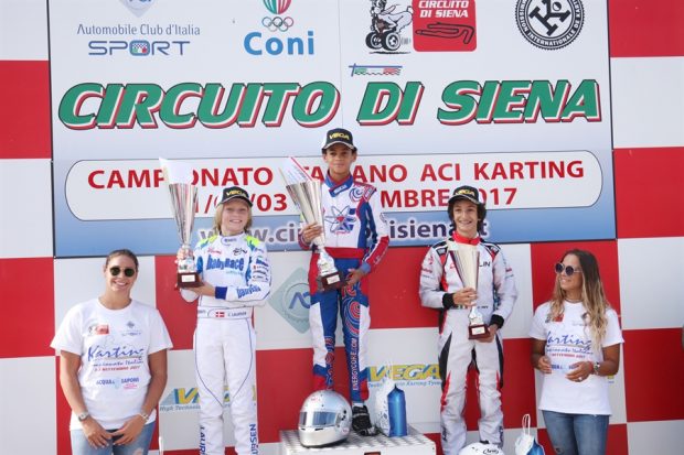 The 9 titles of the Italian ACI Karting Championships awarded in Siena ...