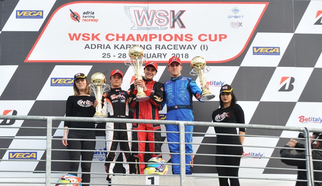 WSK Champions Cup: el primer piloto TOP 2018