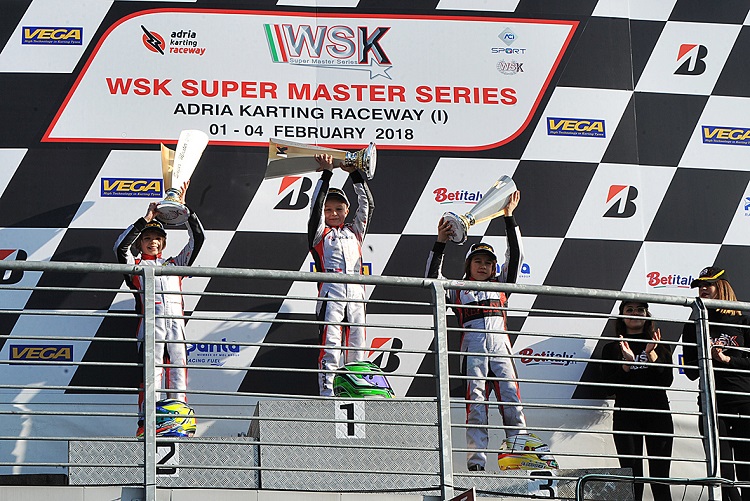 WSK Super Master Series Round 1, los ganadores