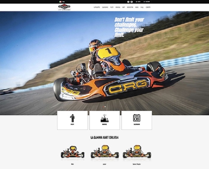 En linea el Briggs Kart Championship site