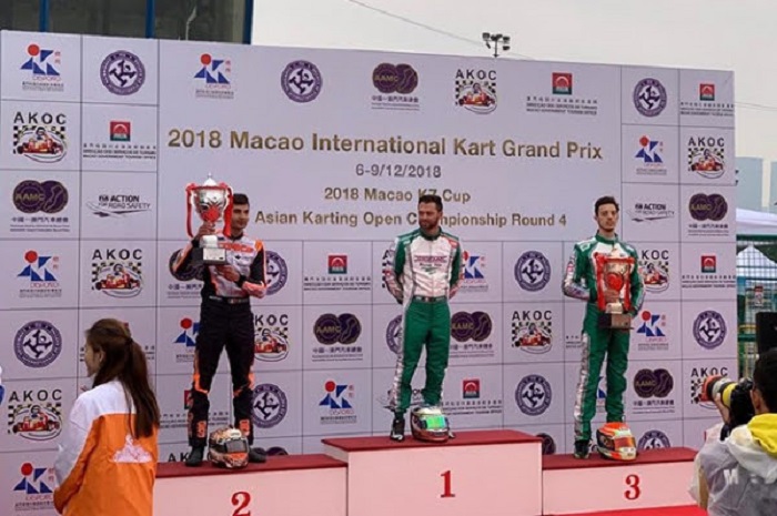 CRG con De Conto sul podio di Macao in KZ