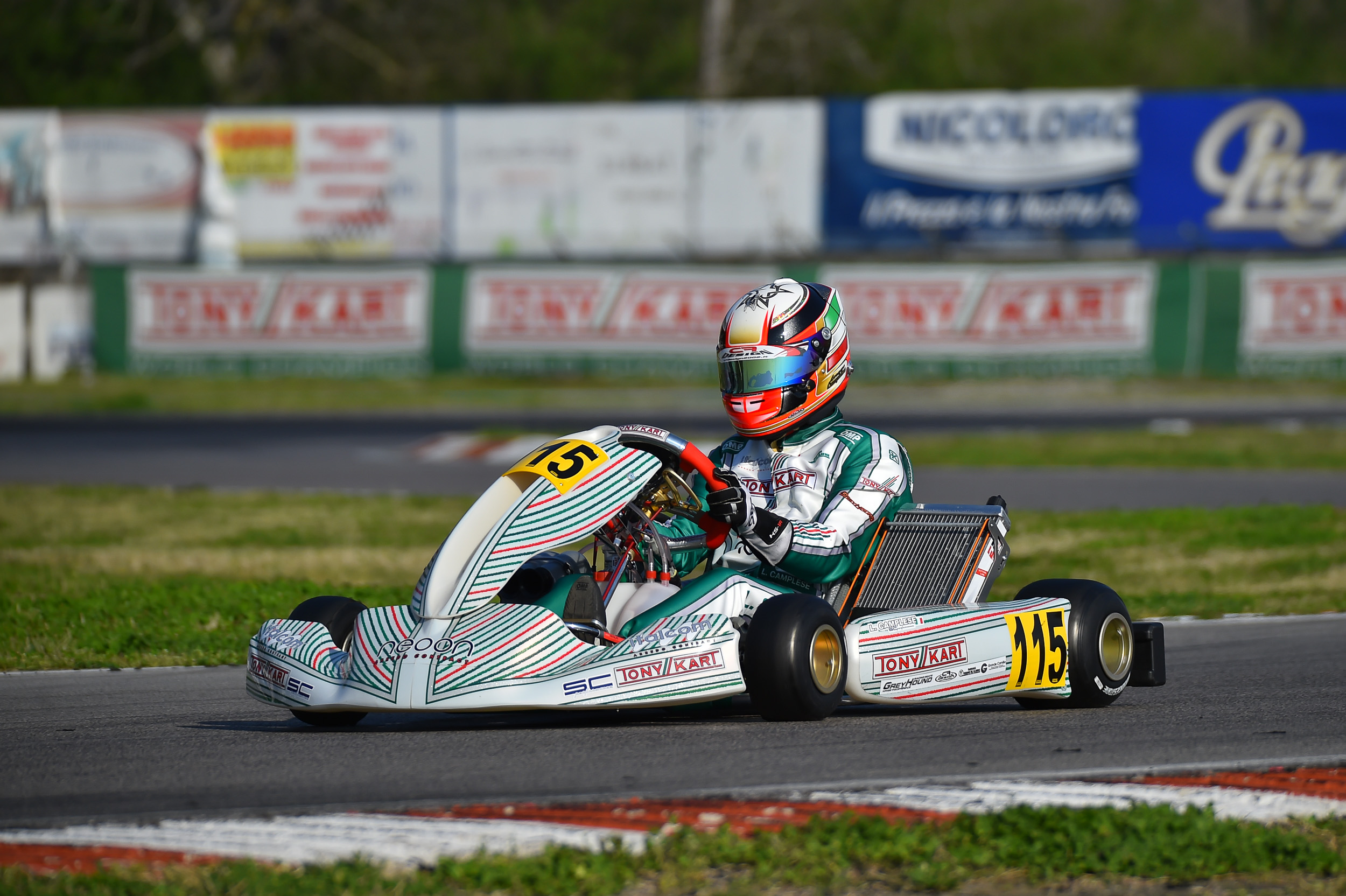 The wind sets the first day of last round of WSK Super Master Series ...