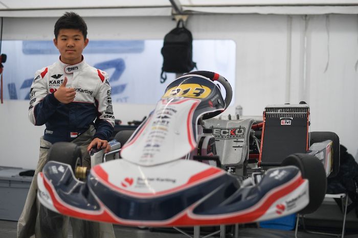 Sauber Karting Team – Christian Ho at the WSK Open Cup