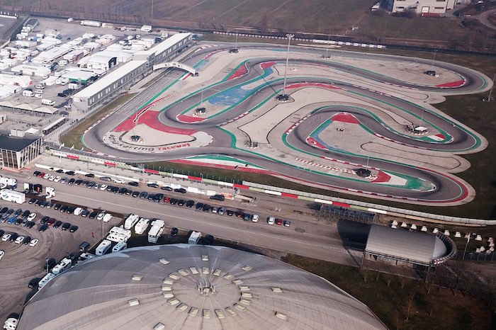The opener of WSK Super Master Series in Adria with 220 drivers