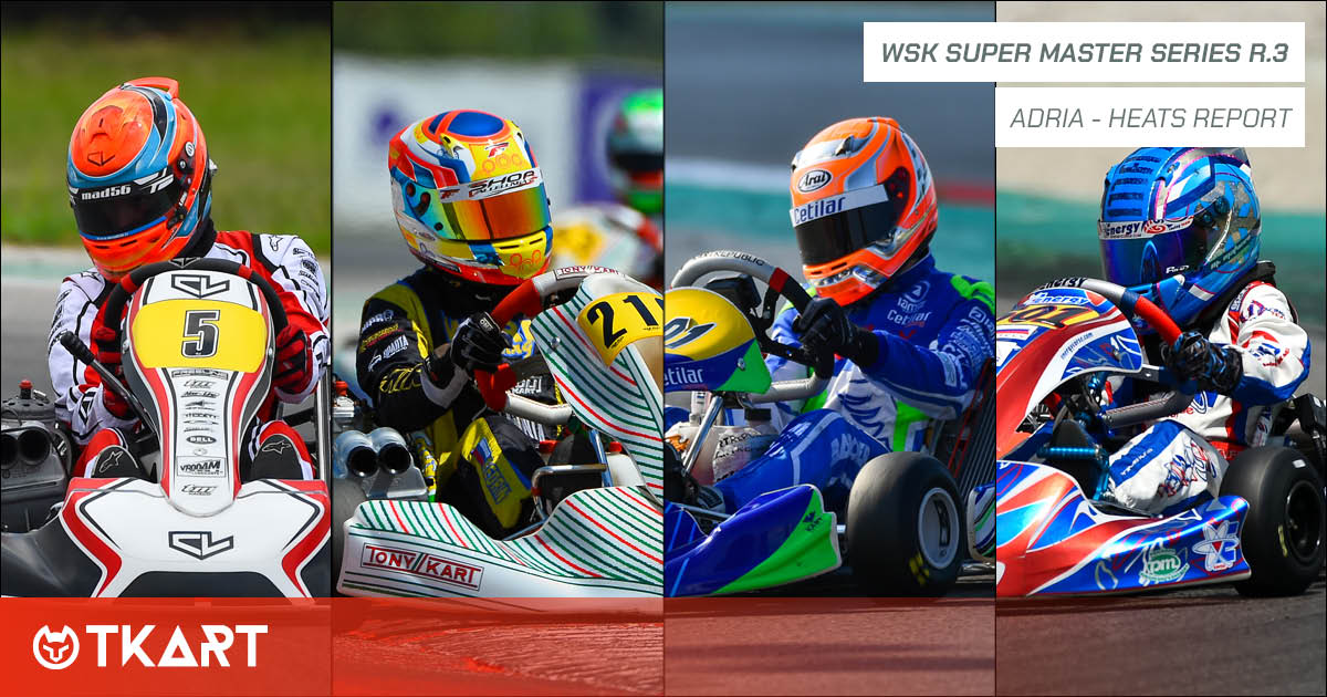 WSK Super Master Series rd Adria Heats Viganò KZ Bedrin OK Badoer OKJ Matveev