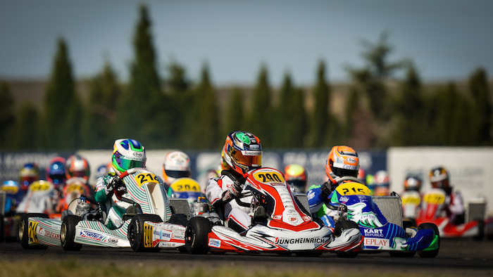 Parolin Racing Kart – Pole position and top six in OK-Junior in the European Championship with Rinicella