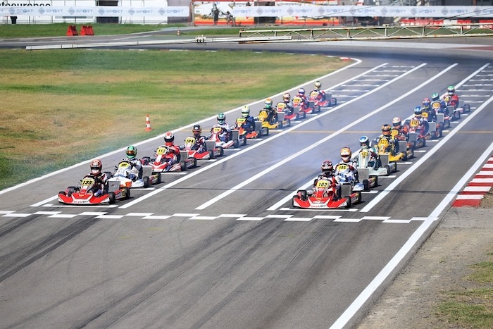 Gran duelli a Sarno nelle manche di qualificazione del Campionato Italiano ACI Karting