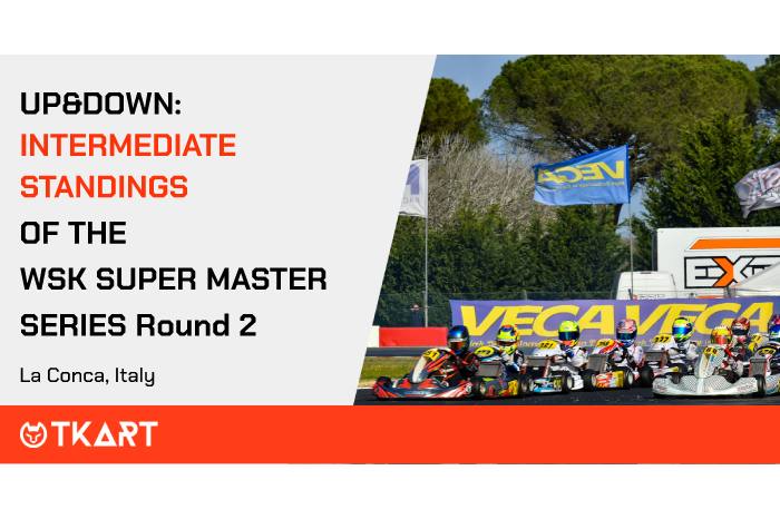 WSK Super Master Series Rd 2, La Conca: Up & Down, la classifica intermedia delle manche