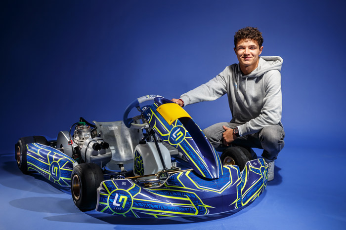 LN Four is born, Lando Norris’ kart made in OTK Kart Group