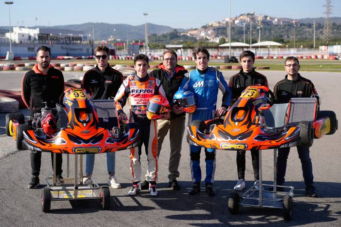 Los pilotos de MotoGP Marc y Alex Márquez entrenarán con karts CRG