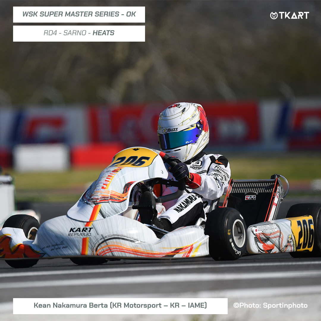 WSK Super Master Series Rd Sarno Heats The Leaders Are Hiltbrand KZ Nakamura Berta