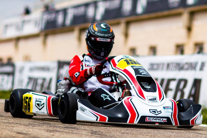 Tough weekend for Lennox Racing in the second round of the OKJ/OK European Championship