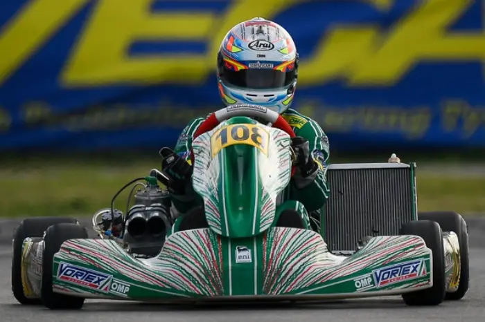 Tony Kart, twice on the podium in the WSK Final Cup at Sarno