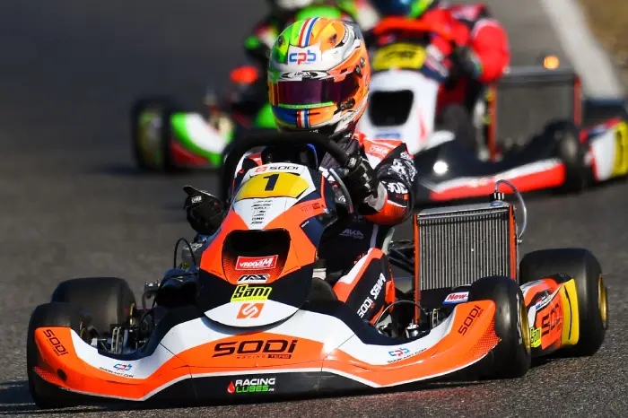 The pole positions of the opening round of the WSK Open Series in Lonato