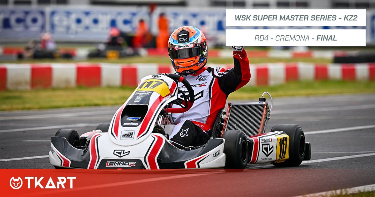 WSK Super Master Series rd Cremona KZ final Viganò returns to victory Bertuca is the