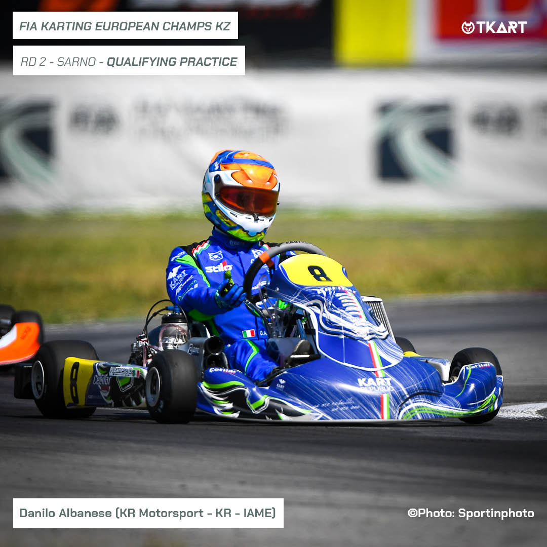 Fia Karting European Championship Kz E Kz Rd Sarno Qualifiche Pole Position Per Albanese